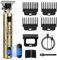 Tondeuse Cheveux Hommes, Tondeuse Barbe Homme, Rasoir Electriques Avec Afficheur LED, T-blade Tondeuse Finition pour Coupe et Contours Barbe