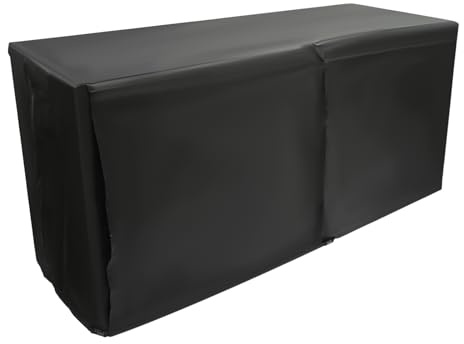 Dofanqing Black Firewood Log Rack Cover, Durable Cover Store Outdoor, Snap Fastener System,Organizer Bag,Waterproof,Snowproof, Sunproof,FOR Backyards,Gardens,244cmx61cmx107cm