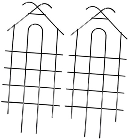 iplusmile Traliccio per Piante Rampicanti da Esterno in Vaso 20x50 Cm Set da 2 Supporti Resistenti per Piante da Giardinaggio e Decorazioni Verdi