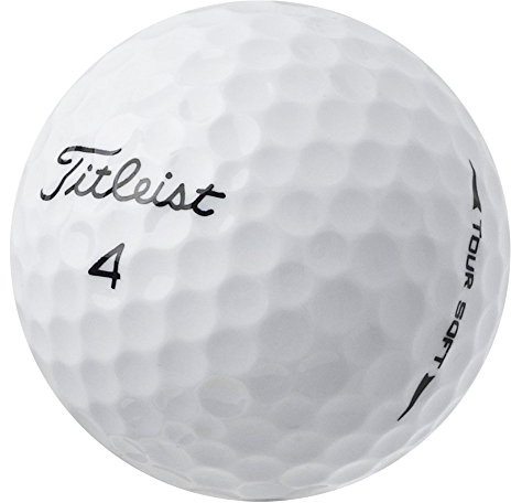 Titleist Tour Soft 2018 - AAAA - AAA - weiß - gebrauchte Golfbälle - 25 Lakeballs