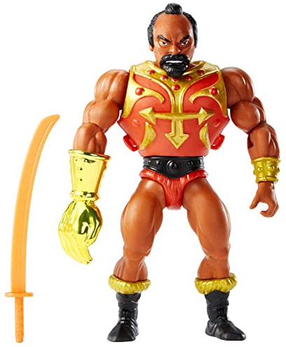 Masters of the Universe Origins Jitsu Action Figures, 5.5-in Battle Figures for Storytelling Play and Display, Gift for 6 to 10-Year-Olds and Adult Collectors, MOTU