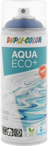 DUPLI-COLOR AQUA ECO+ RAL 5002 ultramarinblau matt 350 ml - Sprühfarbe | Farbspray auf Wasserbasis, vegan, schnelltrocknend - für Holz, Metall, Kunststoff, Glas, Stein, Styropor & Spielzeug