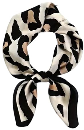 KOOYOL Halstücher Damenschal Faux Seidenschal Seidentuch Seide Leicht Seidenschal Bandana Halstuch Kopftuch Elegante Schal Tuch Geschenk für Frauen