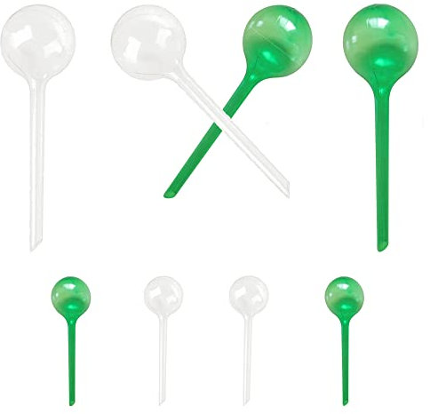 Csirnto Sfere di Irrigazione Dosatori d’Acqua 8 Pezzi Dosatori d’Acqua Distributore Automatico di Acqua Irrigazione Automatica Sferico Sfere per Irrigazione Piante per Piante da Vaso