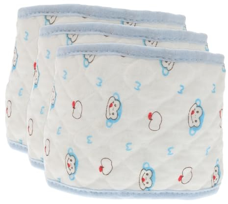 ibasenice 6stücke Baumwoll-bauchbänder Für Praktische Nabelschutzbänder Mit Tiermotiven Atmungsaktiv Warm Und Elastisch Für Neugeborene Und Kleinkinder