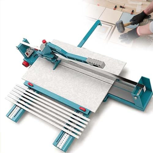 DPQYJPP Floor Tile Cutter Machine, Manual Tile Cutter, Professional Porcelain Ceramic Tile Cutter, Cutting Width: 800/1000/1200mm, Adjustable Laser Guide for Precision Cutting,HC1-800