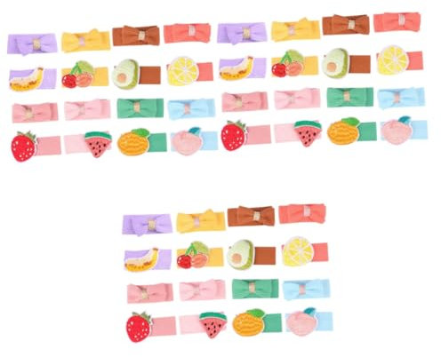 MAGICLULU Sätze Knall-Clip kinder haarspangen haarspange kinder Neuheit Haarspangen Haarklammer haarschmuck Haarnadel Haar Haarspange Mädchen Haarspange Banane Avocado Kleinkind Stoff