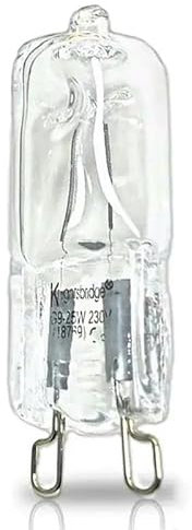 LIGHBIB Lampada Da Forno G9 Da 40 W, Resistente Alle Alte Temperature, Durevole, Con Lampadina Alogena Per Frigoriferi, Forni, Ventilatori,40w,4 Pz