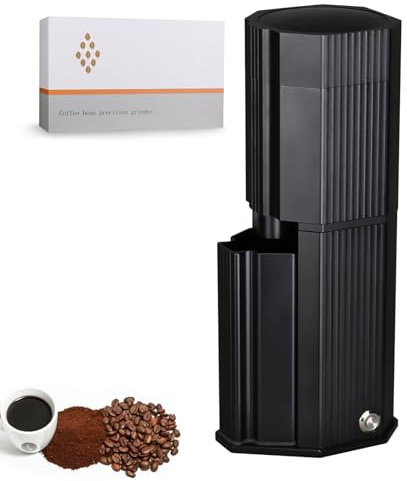 Wkantlaes Macinacaffè Per Uso Domestico, Macinacaffè Elettrico A Macina Conica, Macinacaffè Per Espresso Con 60 Impostazioni, Macinacaffè in Acciaio Inossidabile, Ottimo Sapore Nel Versare