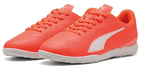 Puma Chaussures de Football Vitoria II It Jr Unisexes pour Enfants, PUMA Rouge Lumineuse Blanche, 32 EU