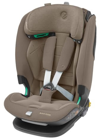 Maxi-Cosi Titan Pro² i-Size, Multi-Age ISOFIX Child Car Seat, 15 Months - 12 Years, G-Cell Side Impact Protection, Easy-in Harness, ClimaFlow, 4 Recline Positions, Authentic Truffle