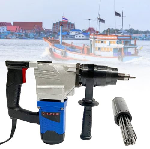 Electric Needle Rust Remover, Needle Electric Scaler, Needle Scaler for Workshop DIY Tools, for Removal of Rust Weld Slag and Paint,220v