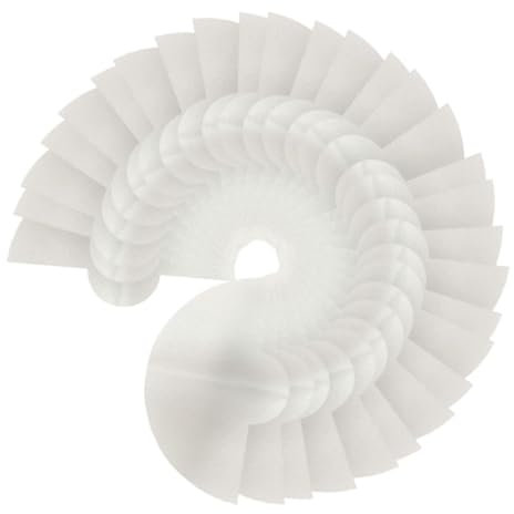 HOLIDYOYO 40 Piezas Papel De Filtro De Café De Papel Para Filtro De Cónicos Para Cafe Para Espresso