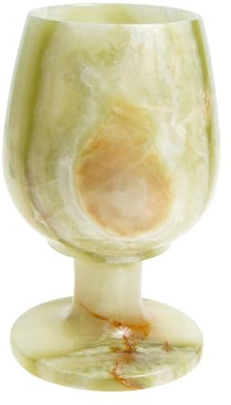 ABOOFAN Adornos De Mármol Para Copas De Vino Decoración Copa De Mármol Natural