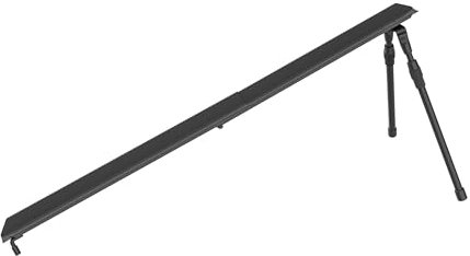 EUFAB 11640 - Riel Universal para portabicicletas, Aprox. 115 cm, Altura Variable 40-60 cm, Carga útil 30 kg, para neumáticos de 8-10 cm, Plegable