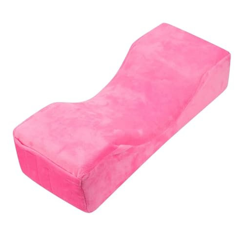 YGLEEULI Nackenhörnchen 1 Stück Wimpernverlängerungskissen Nackenstütze Weiche Wimpernkissen Wimpernlifting Memory Foam Betttischkissen Spa Make-up-Tool für Lash Techs(Rose)