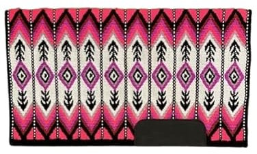 EQUIEMPRESS Sattelunterlage Western Ranch/Westernsatteldecke aus Neuseelandwolle, Top Wool Pad Sensor Flex (Anpassung möglich) A-828 (36 x 42)