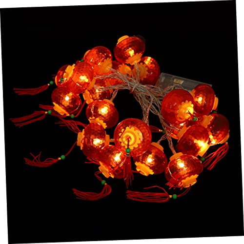 Cabilock Led Chinesische Laternen Lichterkette Aus Wiederverwendbarem Material Mit 20 Warmweißen Led Für Frühlingsfest Heimdekoration Und Festliche Beleuchtung