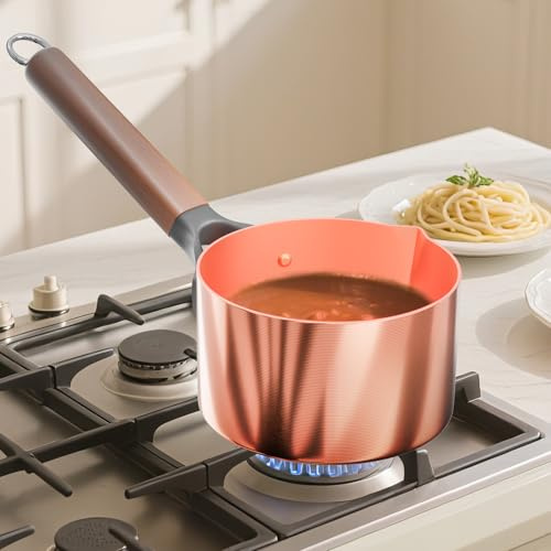 2-Quart Handmade Pure Copper Jam Pot - Solid Copper Pot for Professional Cooking