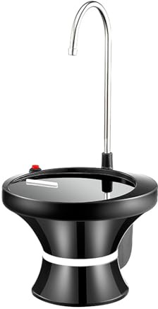 Botella de agua recargable por USB con bandeja grande, dispensador de agua eléctrico de bombeo automático para uso doméstico botella eléctrica