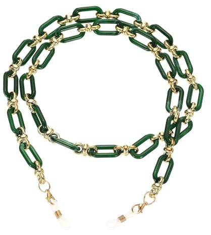 sourcing map Acrylic Glasses Chain, Eyeglass Chain Holder Strap Chains