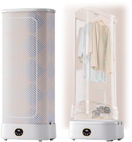 Lissontine Plancha De Vapor Vertical Inalámbrica Automática De 1000w, Vaporizador Plegable Y Secadora De Ropa, Máquina para Planchar Ropa Y Quitar Arrugas, para Ropa Y Telas Secadora