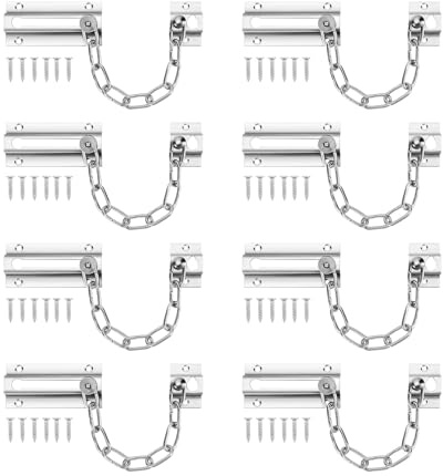 Interior Door Chain Door & Easy to Use Simple & Effective Home Measure Security