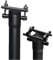 QIKU Seatpost Mountain Bike, rennrad sattelstütze 27.2/31.6mm Fahrrad sattelstütze schwarz (31.6×350mm, UDmatt)