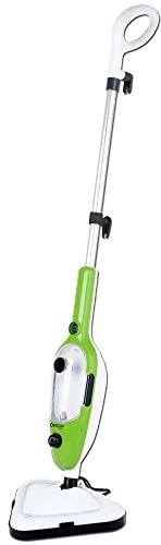 Nettoyeur vapeur - Aspirateur injecteur extracteur - Aspirateur vapeur nettoyeur - Netttoyeur vapeur électrique - Nettoyeur vapeur sol - Balai vapeur multifonctions 1300W vert Cenocco CC9074-GRN