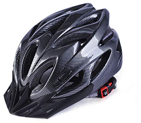 Koowaa Mountain Helmets Adjustable Unisex Cycling Helmet with Visor Breathable Mountain Bike Helmet Lightweight Road Bike Helmet