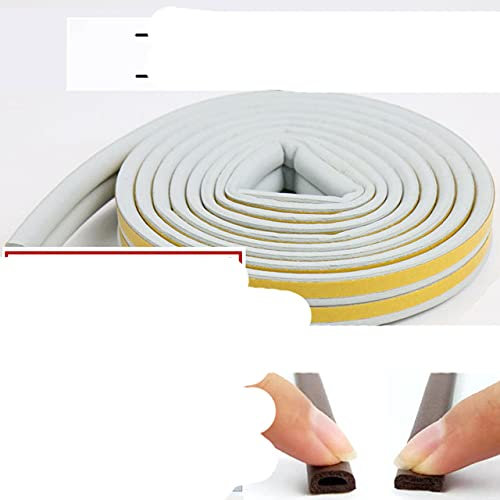 5 Meter Dichtungsstreifen Selbstklebende E/D/P/I-Türen Fensterdichtung Schalldichter Gummischaum Dichtungsstreifen Dichtungsstreifen Kollisionsstreifen-Grau, E, 5M