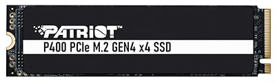 Patriot P400 M.2 2280 PCIe gen 4x4 NVMe SSD 2TB Unitá a Stato Solido interno SSD a Basso Consumo - Velocità Lettura e Scrittura Sequenziale Fino a 7000 MB/s e 4800 MB/s