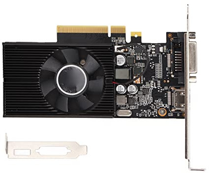 GT 1030 Graphics Card, 4GB 1380MHz 64 Bit DDR4 Gaming Graphics Card with Auto Heat Sink, Desktop Computer Accessories (PH-GT 1030-4G) Plug and Play/HDML/DVI-D