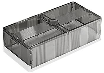 VEGALA Unterbett-Kleideraufbewahrungsbox, faltbar, transparent, schmaler Raum-Organisator, Schlafsaal; Schlafzimmer-Schrank-Organisator-Boxen (Color : Gray, Size : 80 * 40 * 20cm)