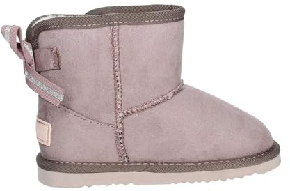 Stivaletto Bambina Croy Invernale Glicine in Pelliccia con Fiocchi