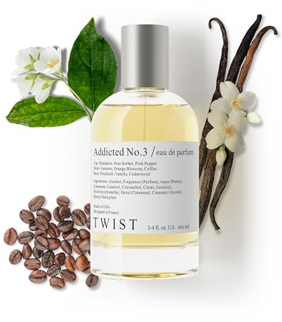 Twist - Addicted No. 3 - Eau De Parfum Inspired by Y. B.lack O.pium Long-Lasting Perfume For Women, Amber & Vanilla, Vegan, Clean Ingredients, Fragrance - Spray 100 ml | 3.4 fl. oz.