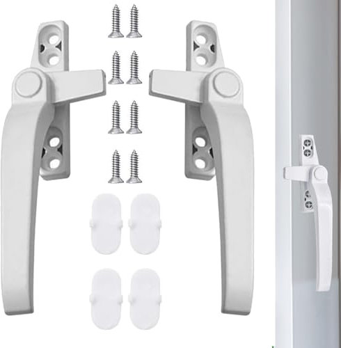 2-Pack Window Handle – Double Window Handles for Windows, Durable and Easy to Install