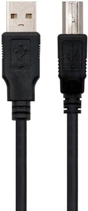 levitantes Cable USB 2.0 tipo A a tipo B, 5 m, alta velocidad, conexión sencilla, ideal para impresoras, escáneres y dispositivos periféricos.