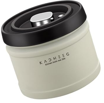 Vacuum Storage Container - Coffee Box with Manual Pump, Airtight Anti-Moisture Pot | Vacuum Containing for Freshly Ground Coffee, Waterproof Cover Pot for Chicch