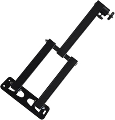 Laikoutd Foldable Projector Wall Mount Adjustable Wall Stand With 1/4inch Thread For Home Theater Heavy Duty Metal Bracket