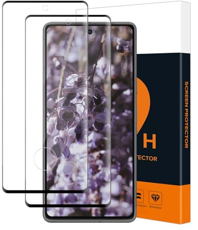 Carantee 2 Stück Schutzfolie für Panzerglas für Google Pixel 7 Pro 5G, 9H Härte, Sensitive Touch, Anti-Öl, Keine Blasen Schutzglas, 3D-Volle Bedeckung, Hoch Definition Pixel 7 Pro Displayschutzfolie