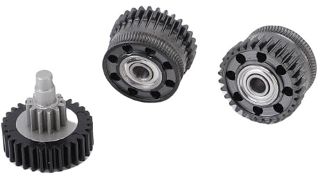 SALALIS K2 Plus Dual-Gear-Extruder-Kit, Verbessertes Stahl-gehärtetes DLC-Beschichtung, Effizientes 3D-Drucker-Zubehör für PLA, PETG, ABS-Konstruktionsmaterialien