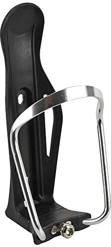 FISCHER 86088 Trinkflaschen-Halter Verst Fahrrad-Trinkflaschenhalter, Kunststoff, Schwarz, One size