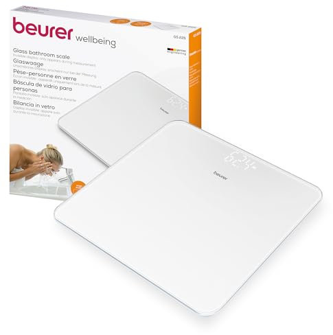 Beurer GS 225 white digitale Glas-/Personenwaage, mit Magic-Display und Dot-Matrix-Anzeige