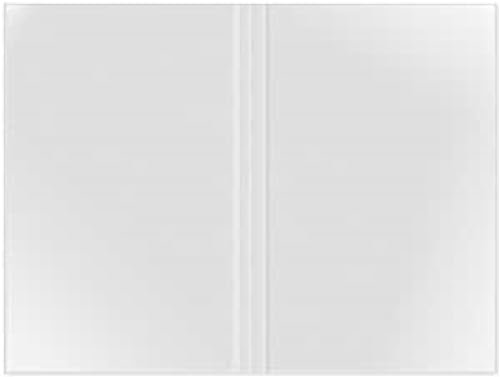 VELOFLEX 3244500 - Doppelhülle DIN A4, Klemmbinderhülle, Klemmschienenhülle, dokumentenechte PP-Folie, 10 Stück