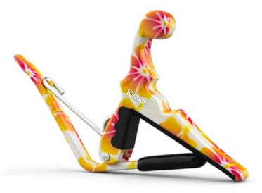 Kyser Quick-Change Capo for ukuleles, Pastel Hibiscus, KUPHA