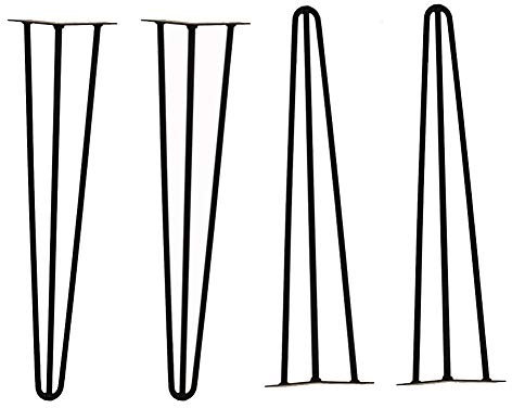Hairpin leg 4 * 720 mm Metall haarnadel Beine, Schreibtisch unterstützung möbel Sofa fuß Schrank Tisch erhöhung Beine