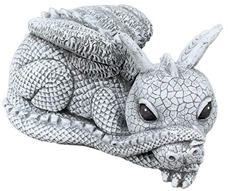 stoneandstyle Steinfigur Drache Gonzo frostfest wetterfest Gartenfigur