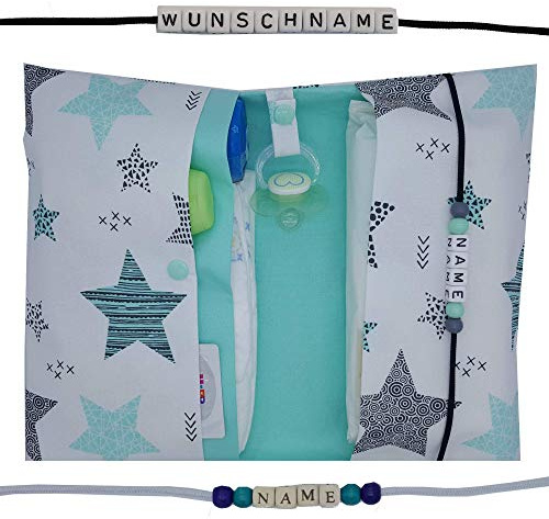 Große Windeltasche XXL mit Name Wickeltasche