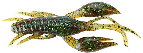 Demeras 4 Stück/Set Langustenk?der Flusskrebs K?der Farb K?der Gummik?der Krebse Angeln Angelzubeh?r K?der Set Aus Weichem Kunststoff (Sauce Green, 1#)